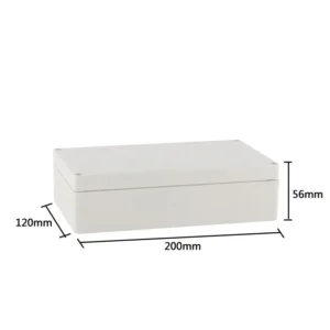 Alternative view of 200x120x56mm ，Ip66 ABS PC PBC Plastic Waterproof Junction Box Outdoor and Outdoor Electrical Control Enclosure