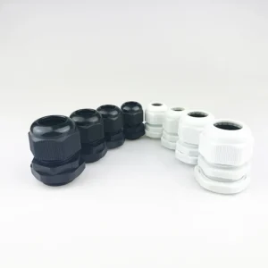 IP68 M PG Types Cable Joint Water-proof Quick -fit Nylon Plastic Cable Gland Connector with Washer
